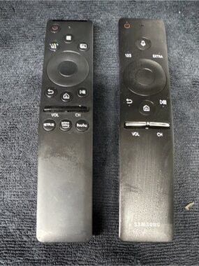 Samsung Black Slim TV Remote Duo with Streaming Shortcuts